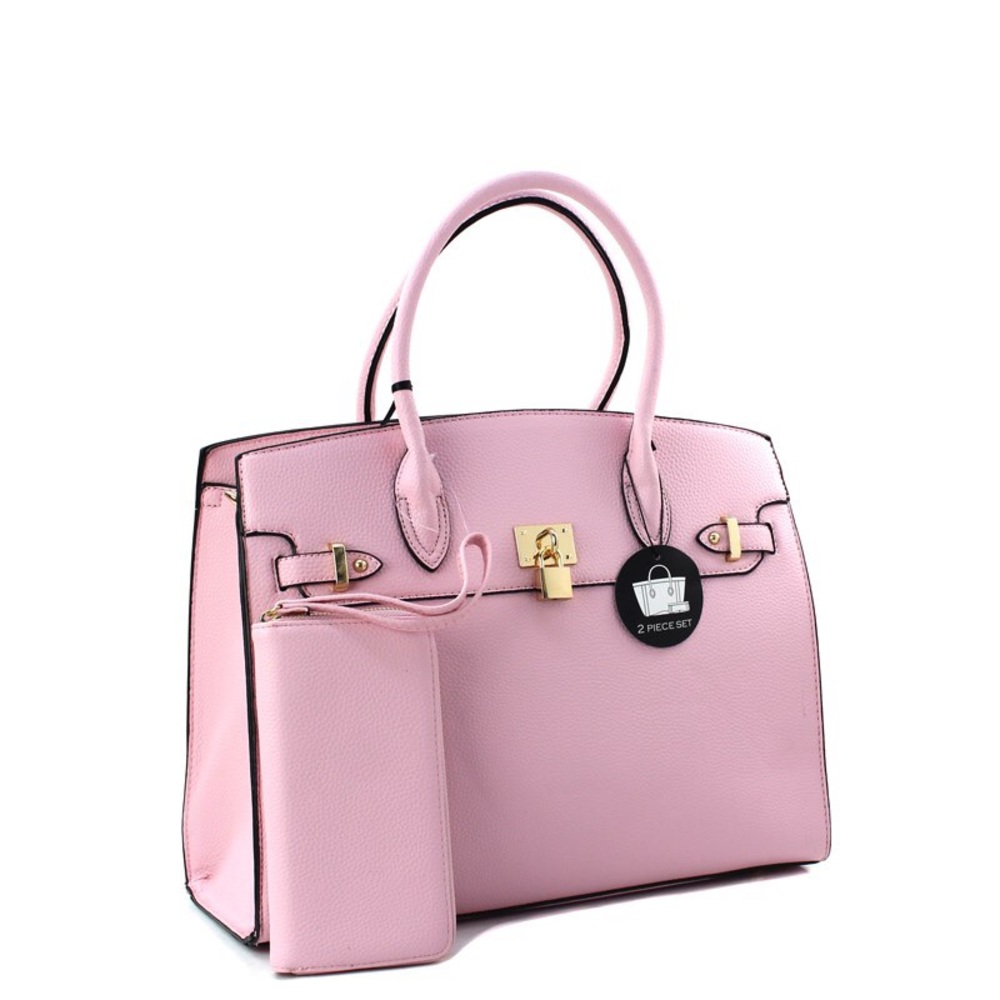 HOST PICK🔥 Pretty in Pink Leather Handbag Set 💕